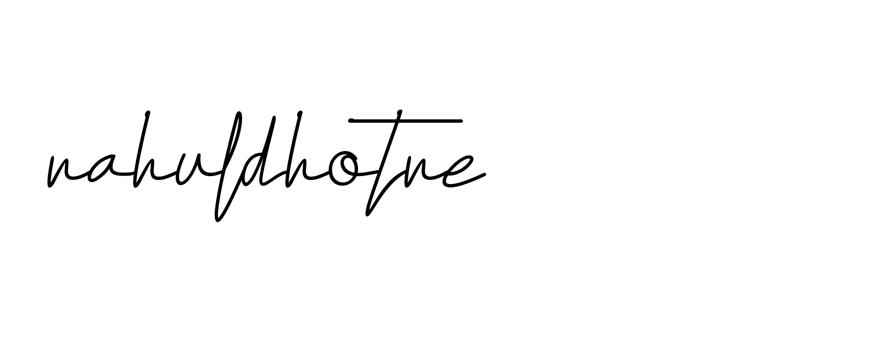 Signature of rahuldhotre