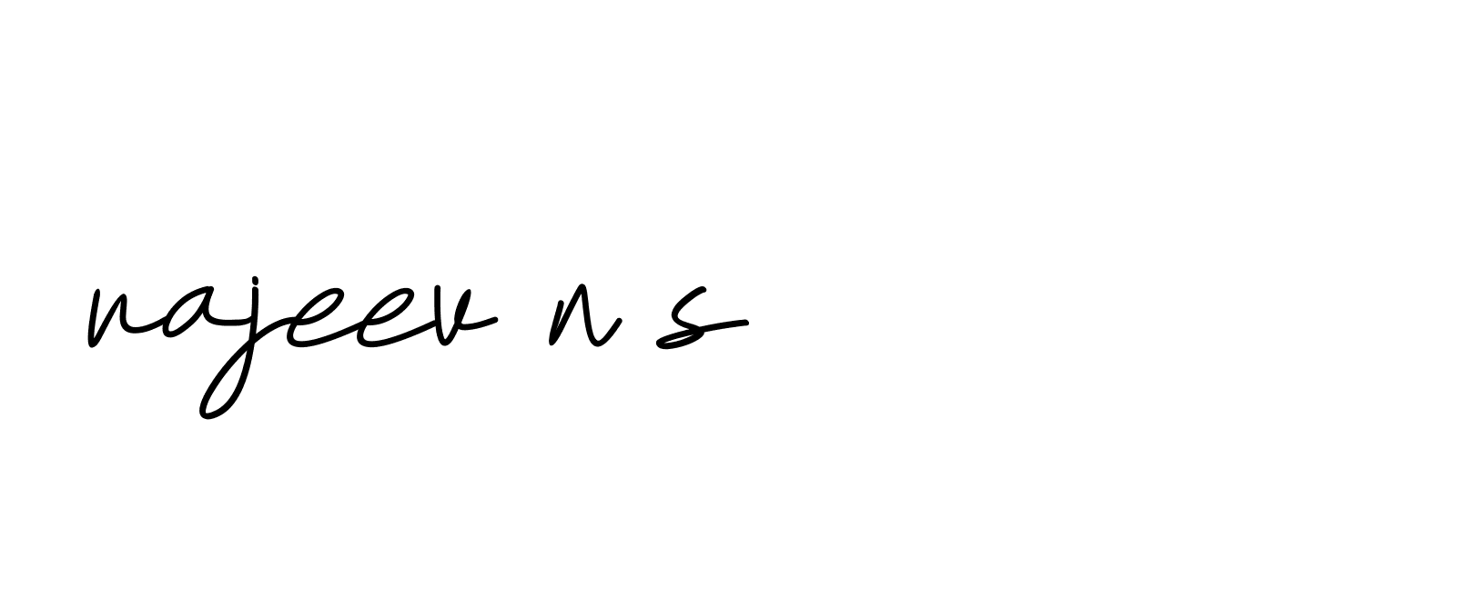 Signature of rajeev-n-s