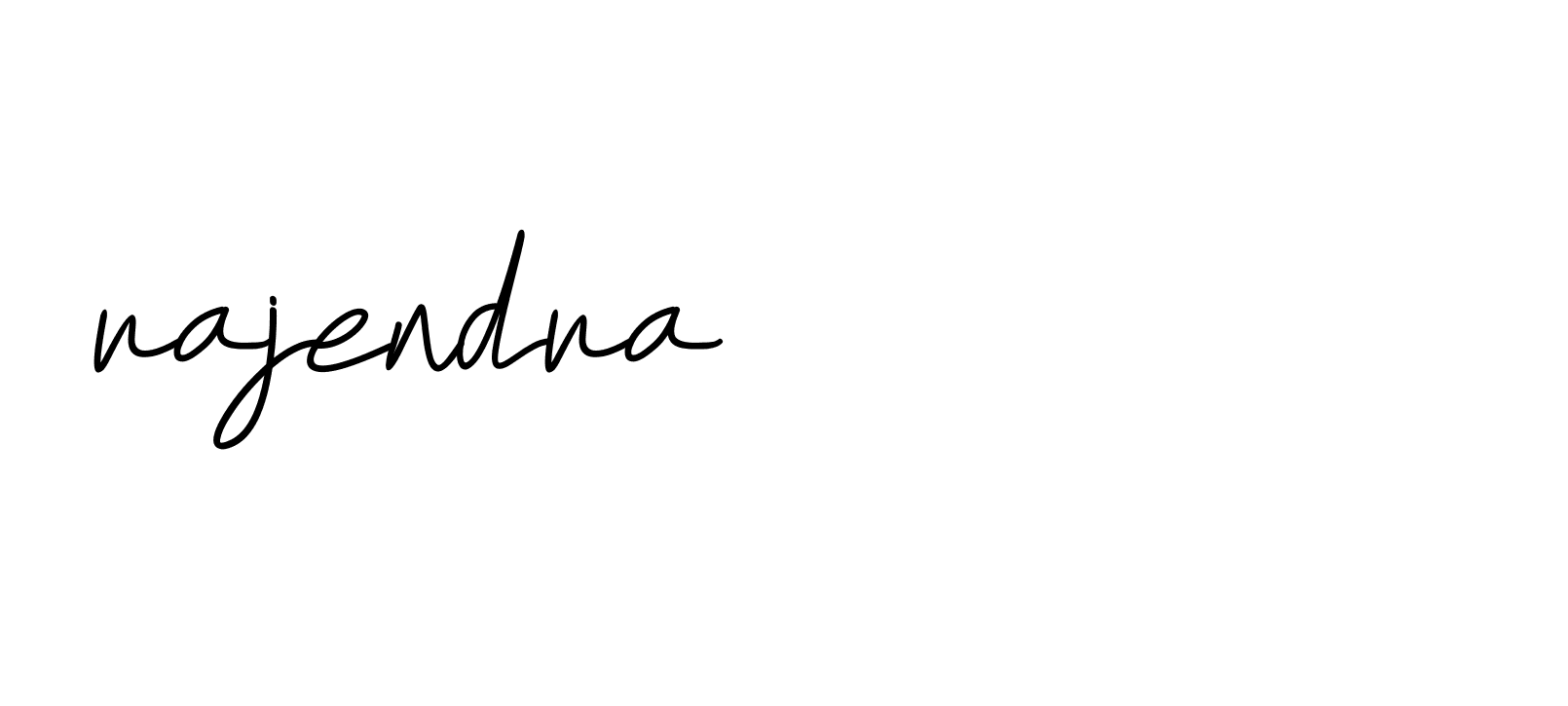 Signature of rajendra-