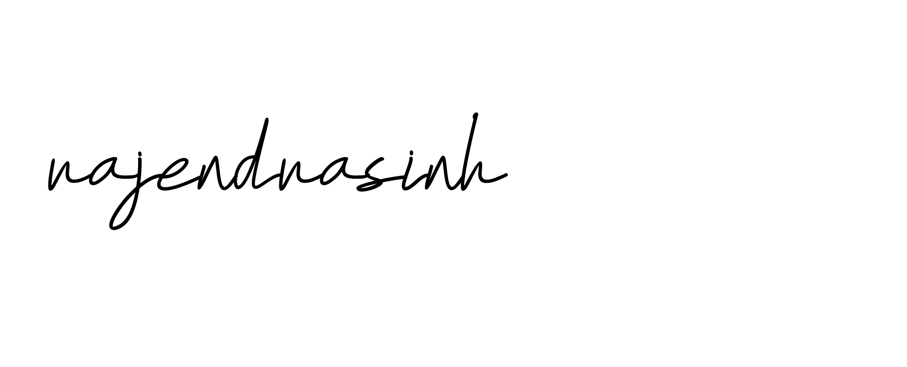 Signature of rajendrasinh