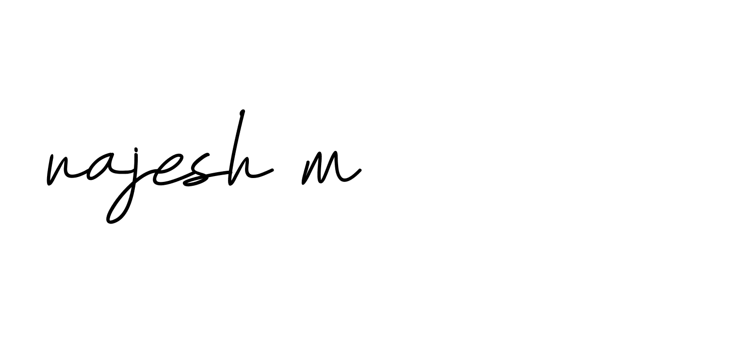 Signature of rajesh-m