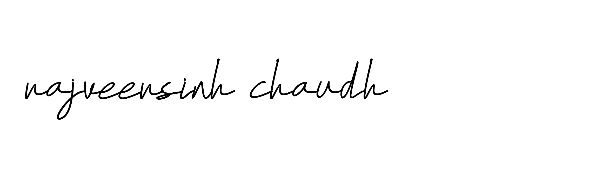 Signature of rajveersinh-chaudh