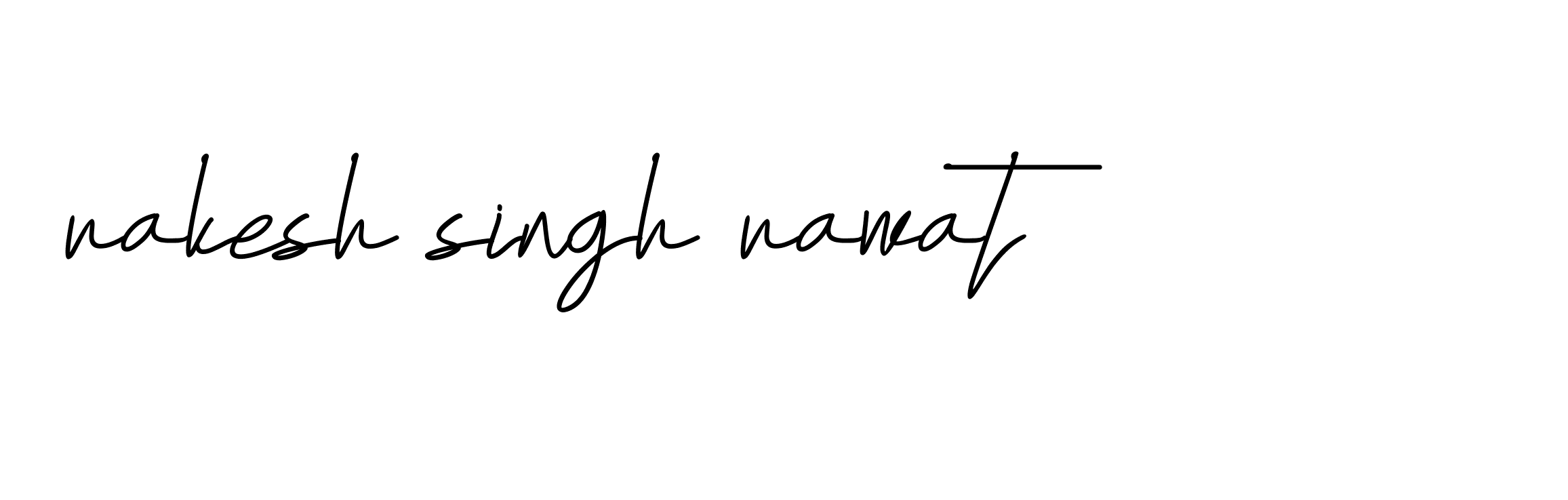 Signature of rakesh-singh-rawat