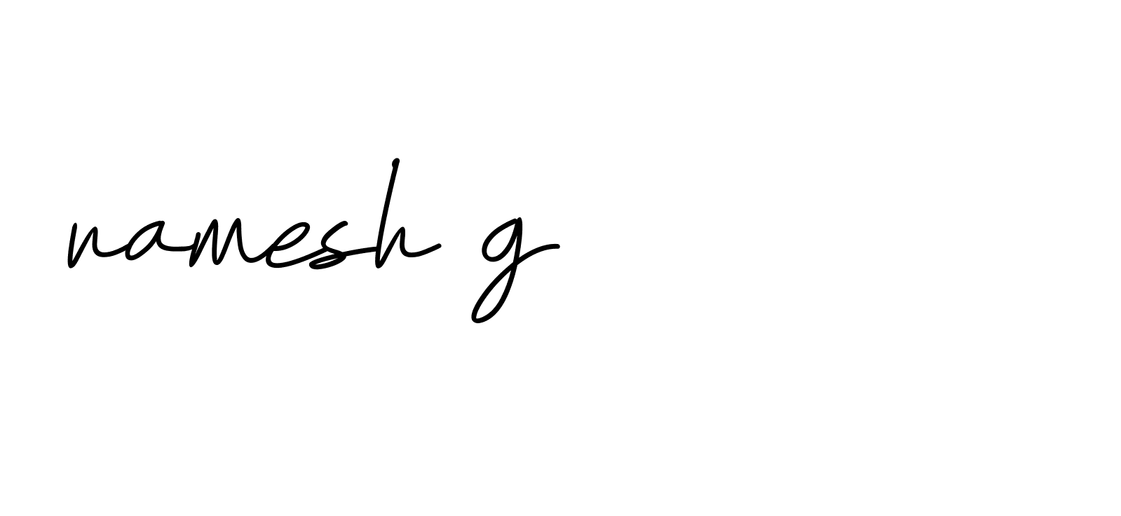 Signature of ramesh-g