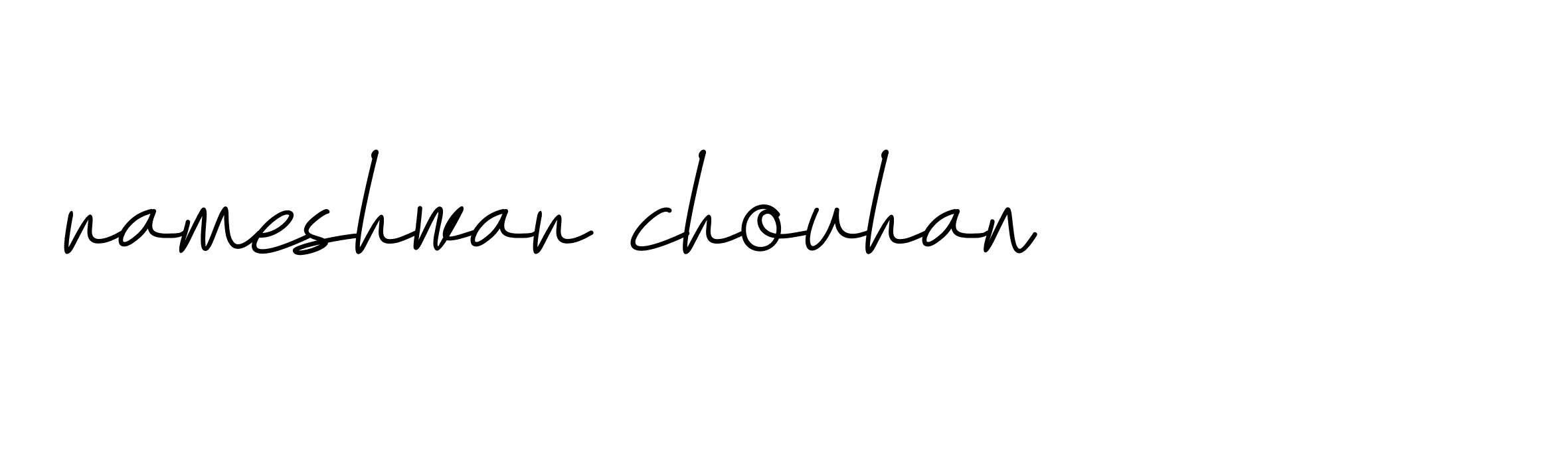 Signature of rameshwar-chouhan