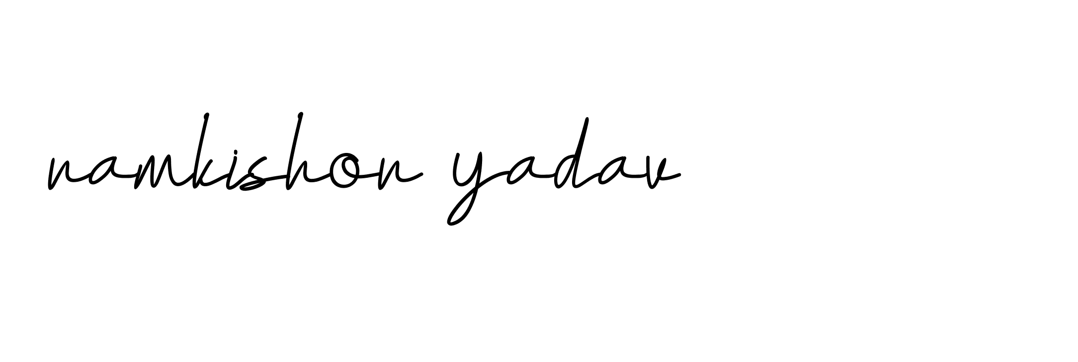 Signature of ramkishor-yadav