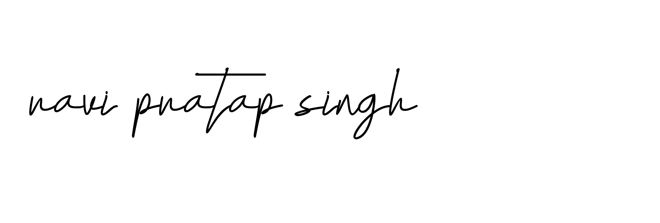 Signature of ravi-pratap-singh