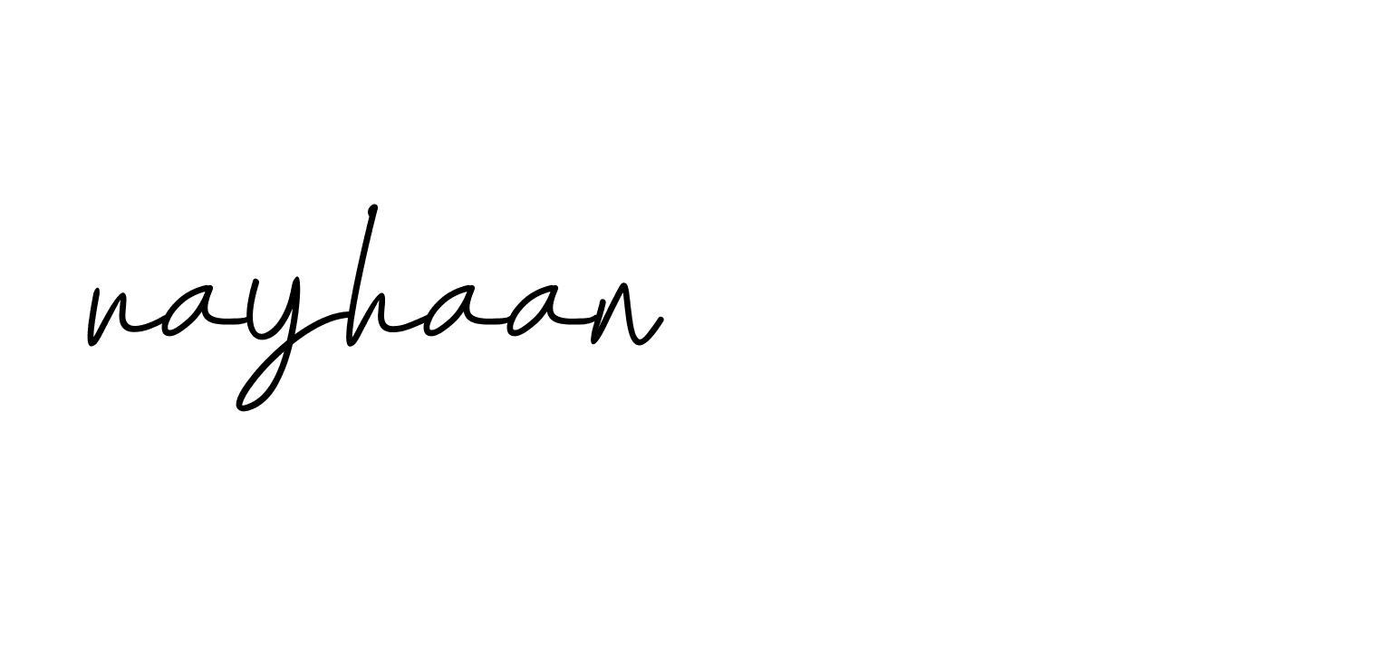 Signature of rayhaan