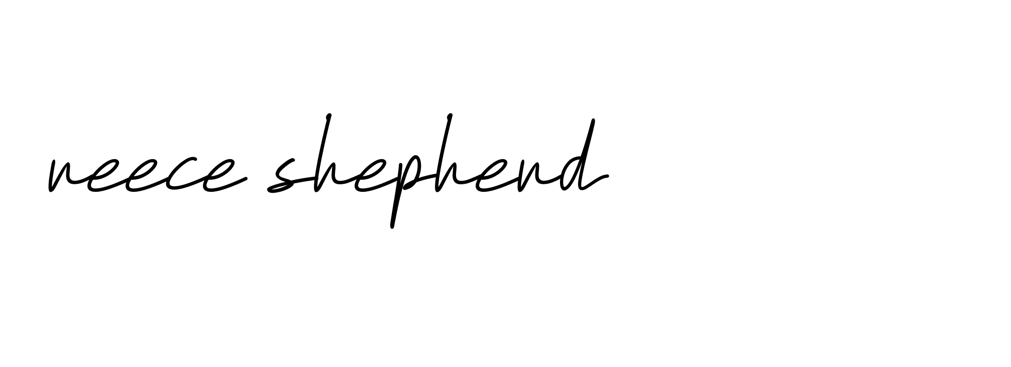 Signature of reece-shepherd