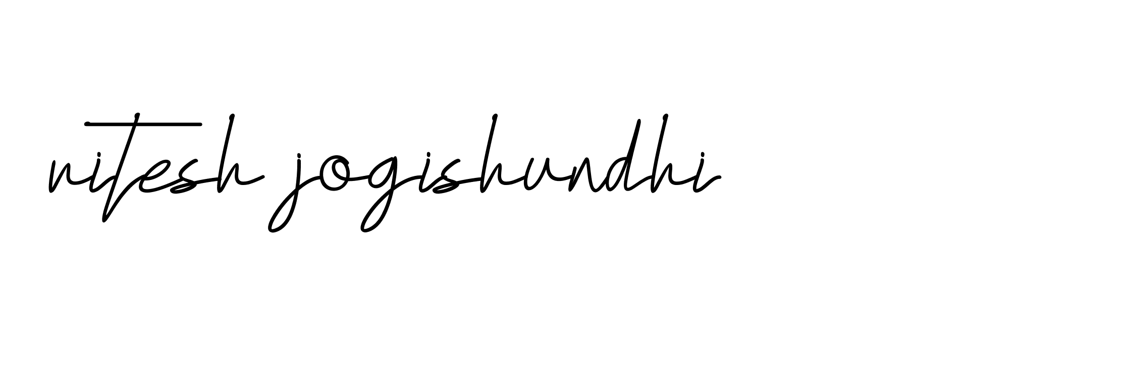 Signature of ritesh-jogishundhi