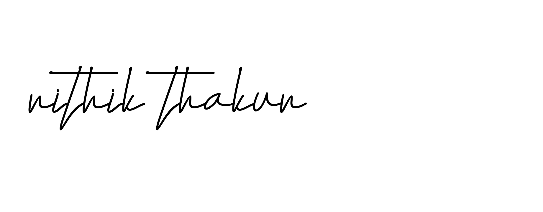 Signature of rithik-thakur