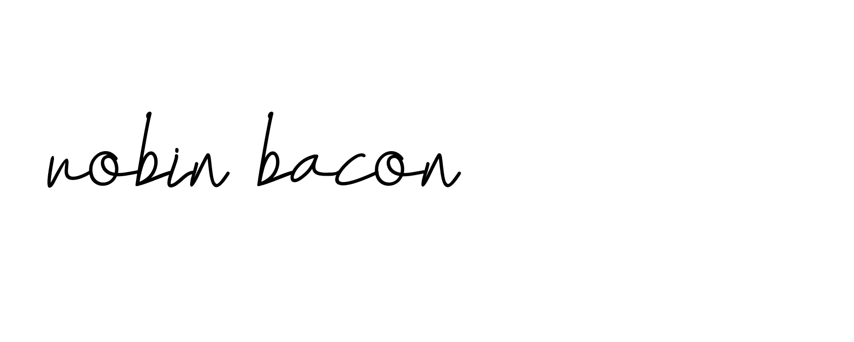 Signature of robin-bacon