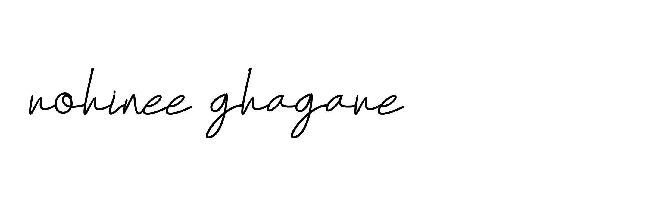 Signature of rohinee-ghagare