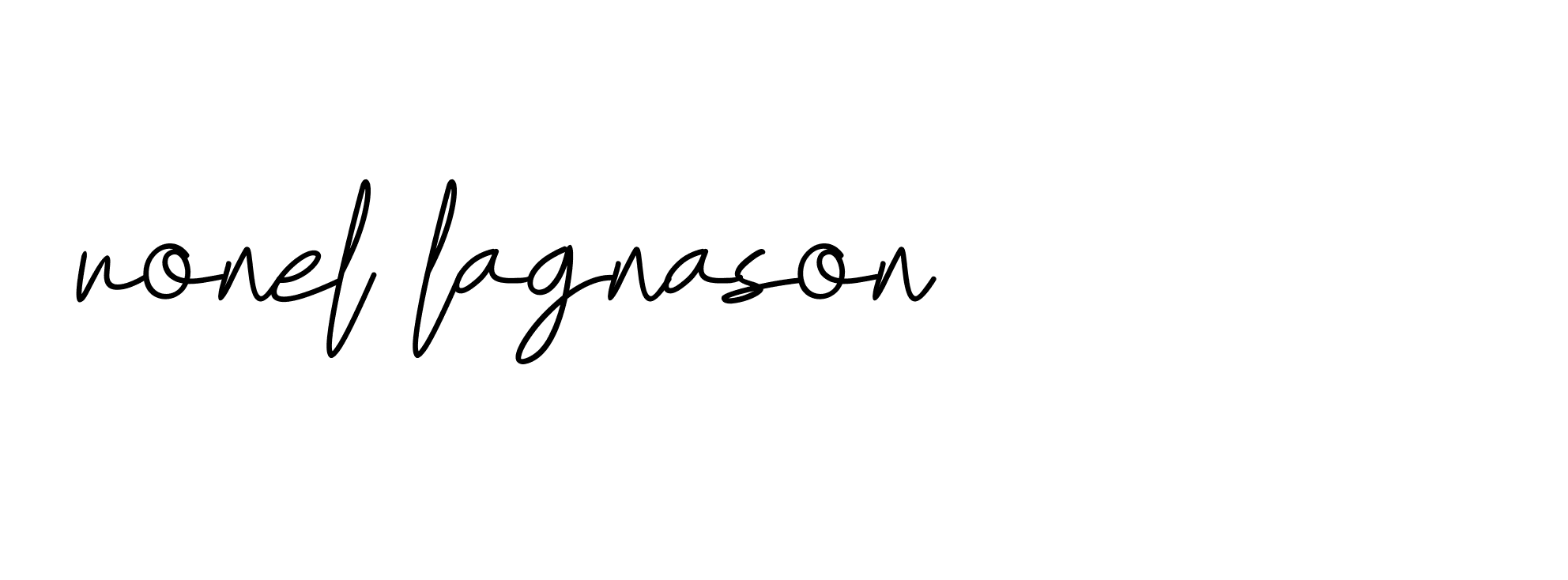 Signature of ronel-lagnason