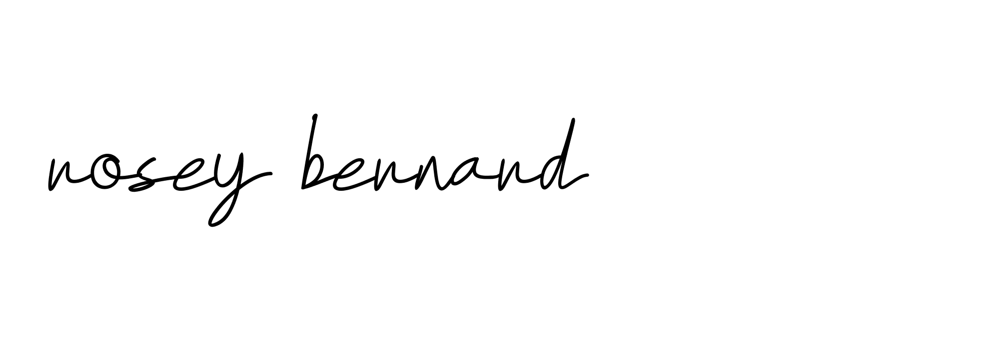 Signature of rosey-bernard