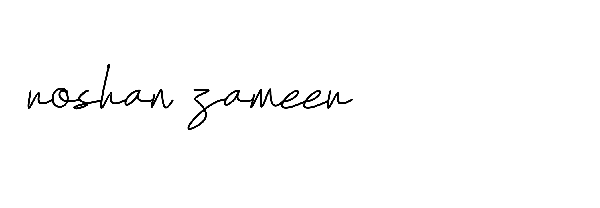 Signature of roshan-zameer-