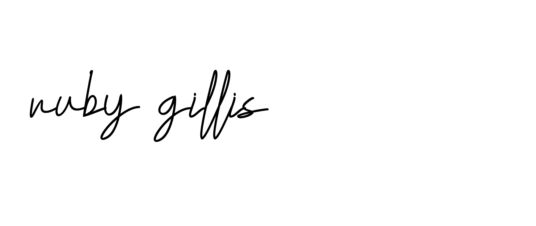 Signature of ruby-gillis-