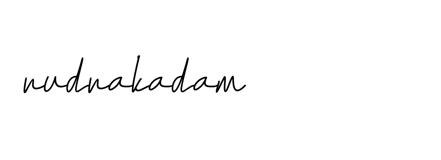 Signature of rudrakadam