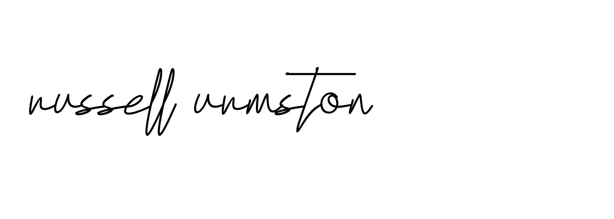 Signature of russell-urmston