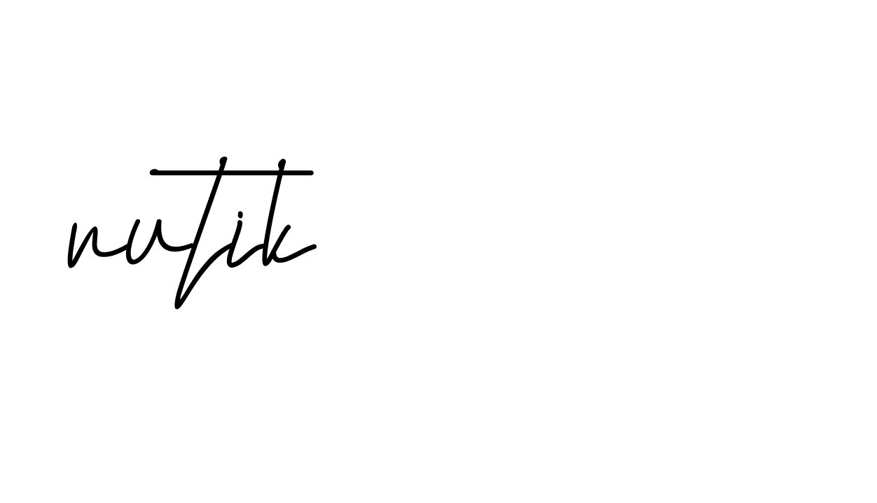 Signature of rutik