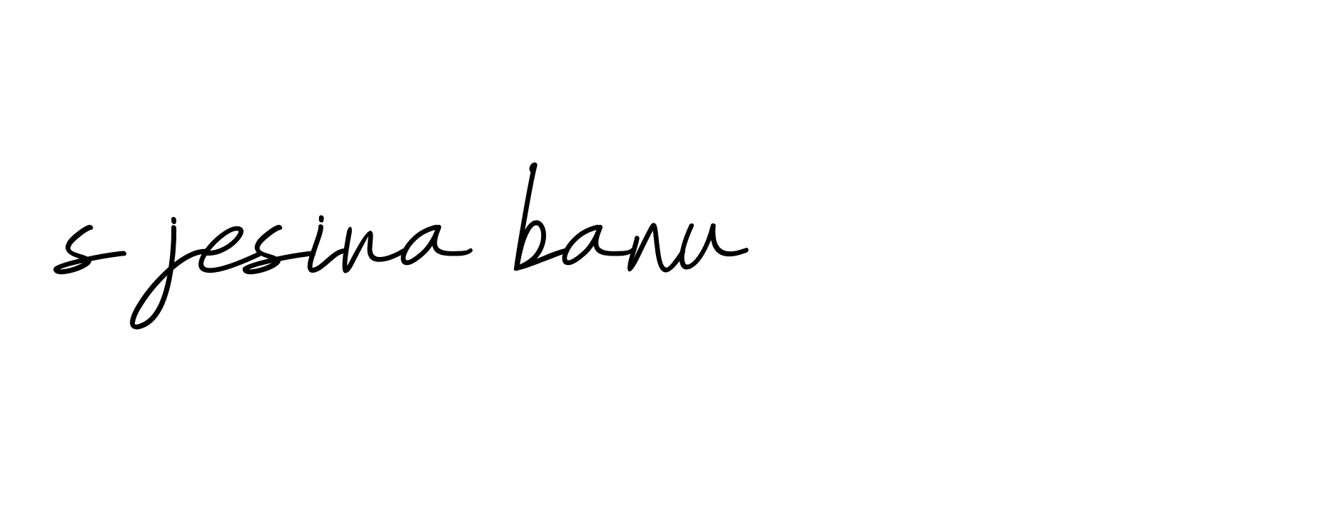 Signature of s-jesira-banu