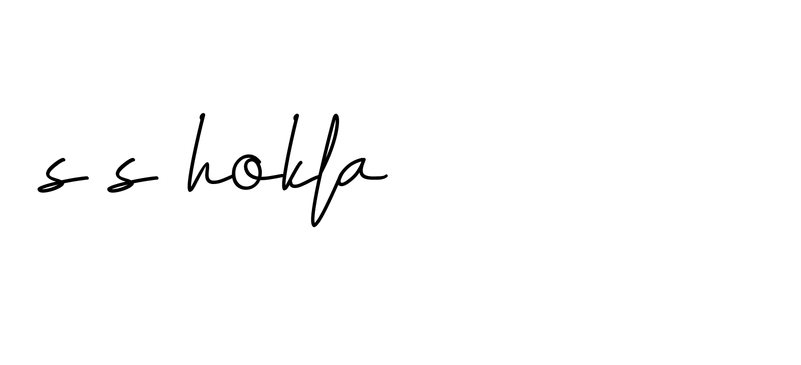 Signature of s-s-hokla