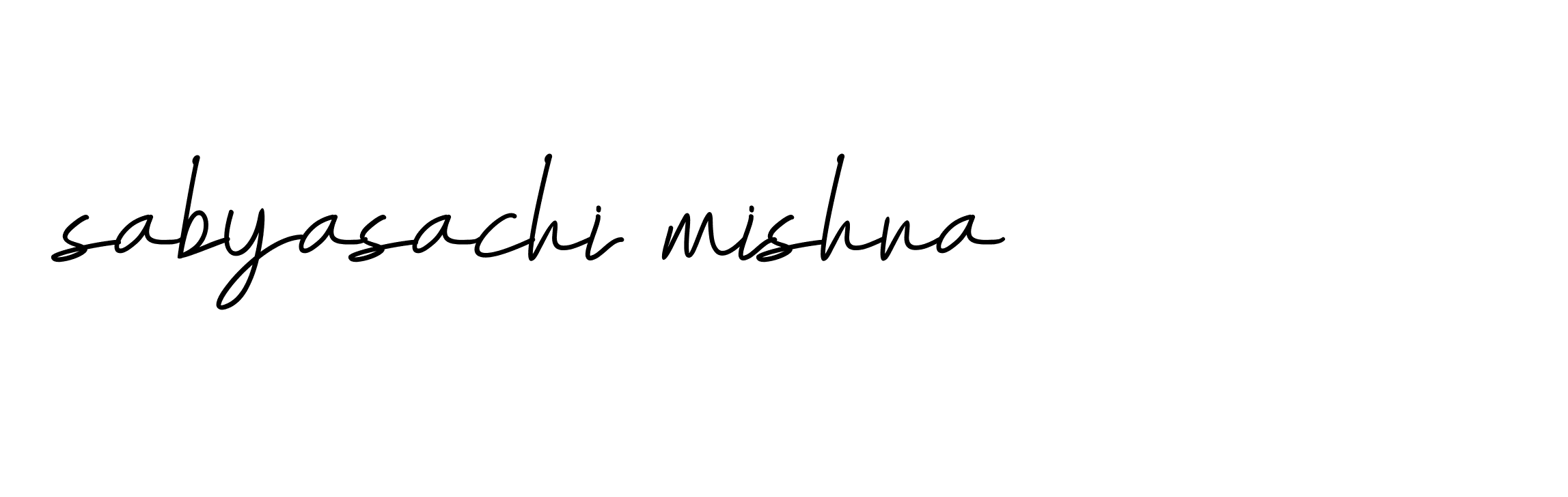 Signature of sabyasachi-mishra