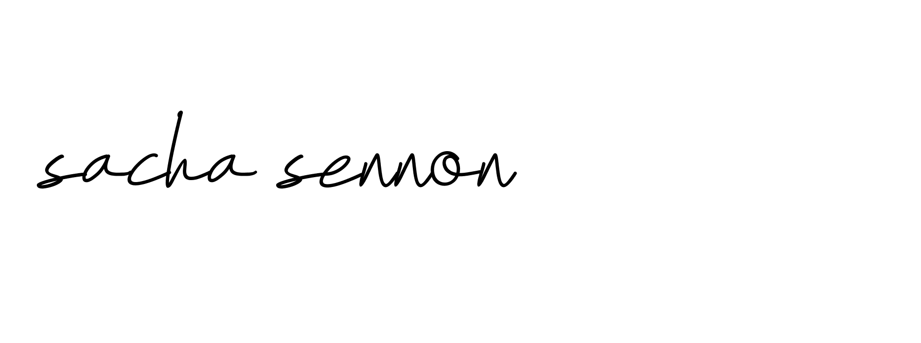 Signature of sacha-sennon