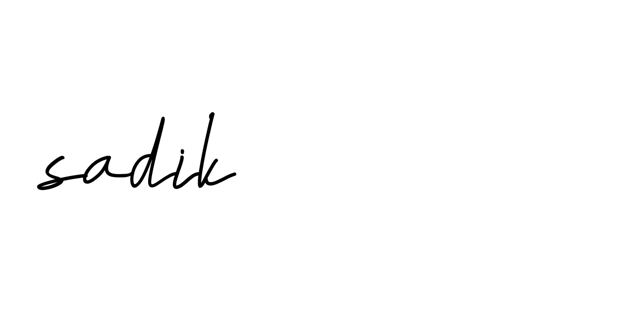 Signature of sadik