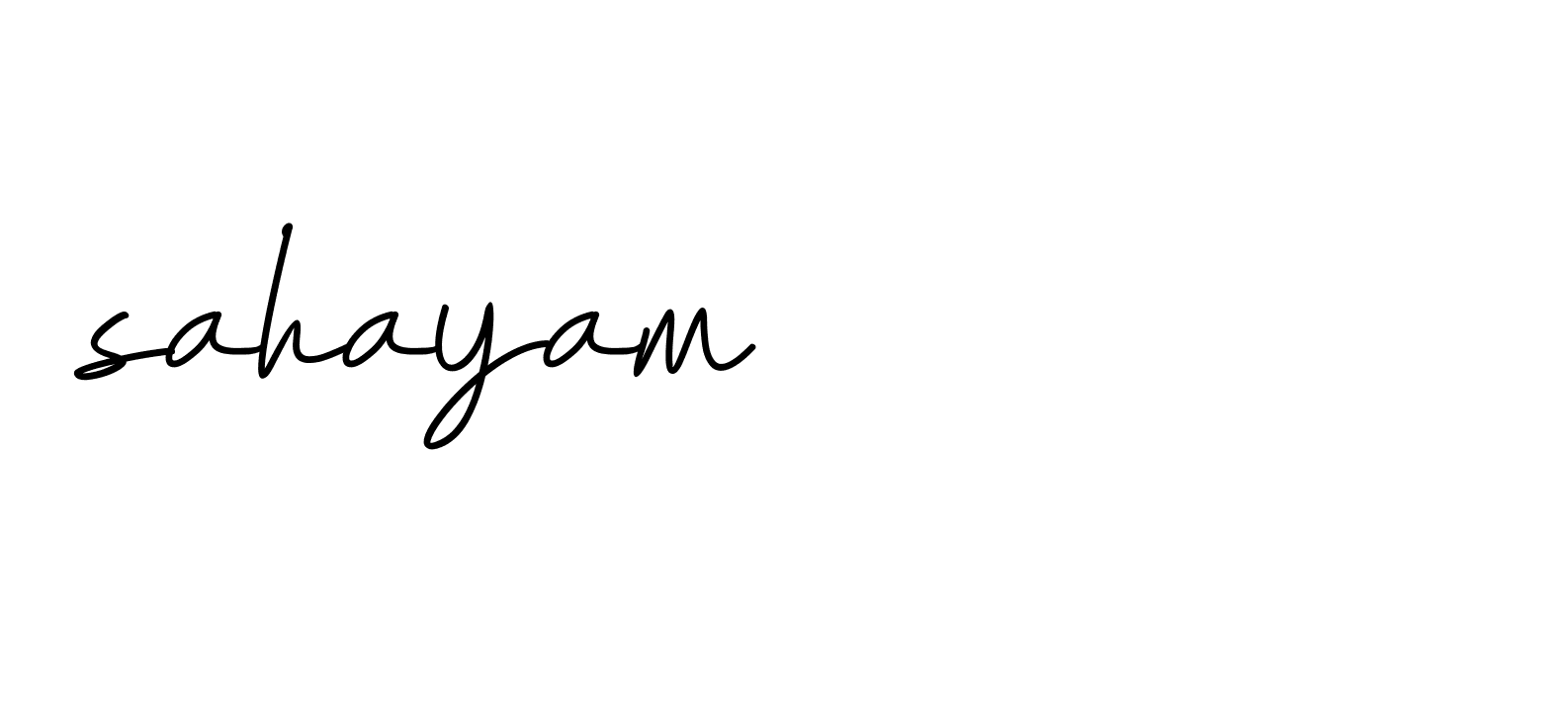 Signature of sahayam