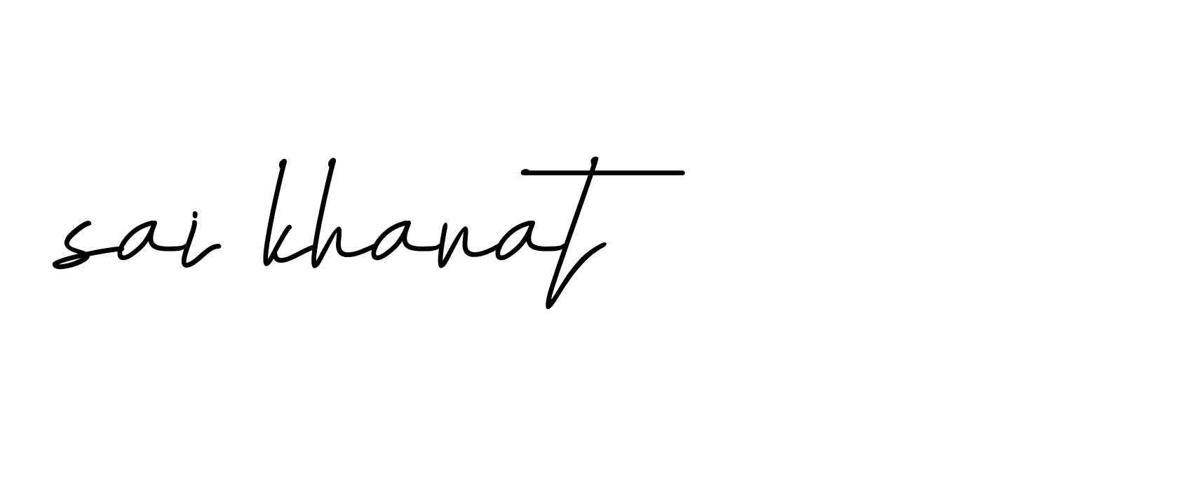 Signature of sai-kharat