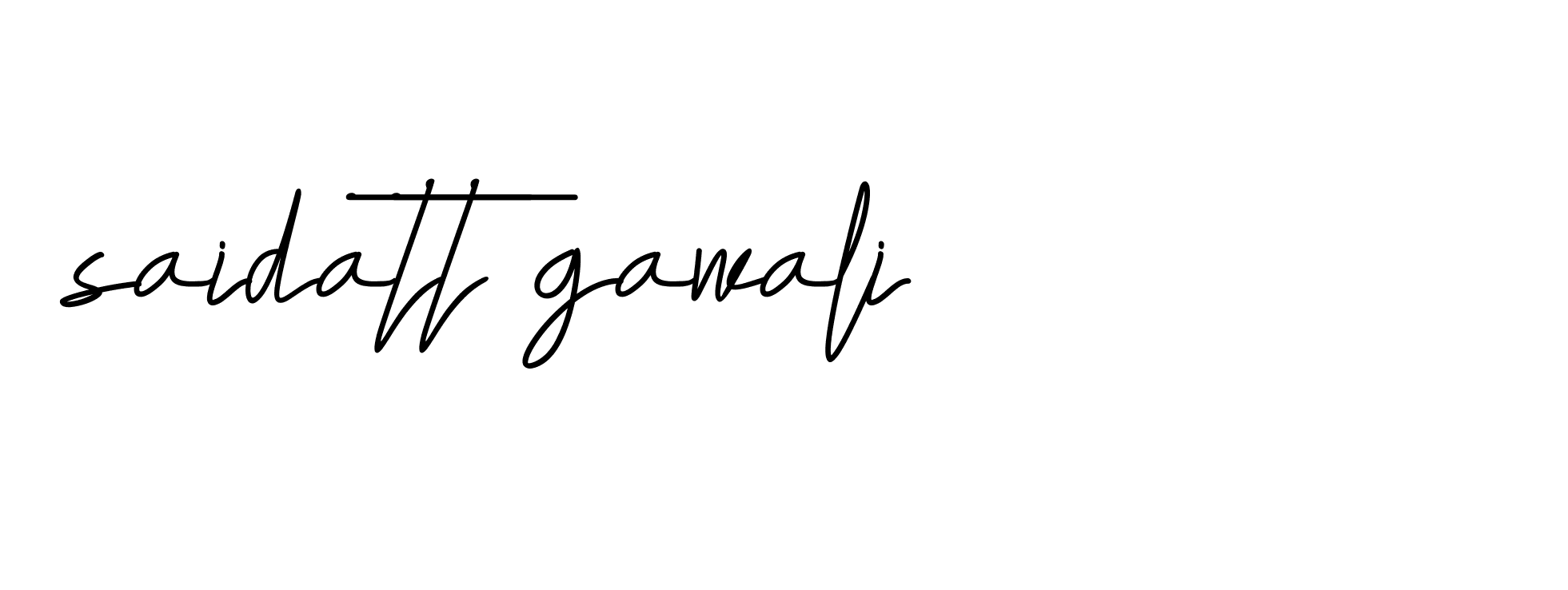 Signature of saidatt-gawali