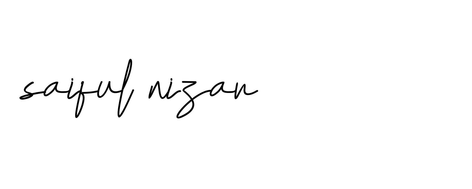 Signature of saiful-nizar