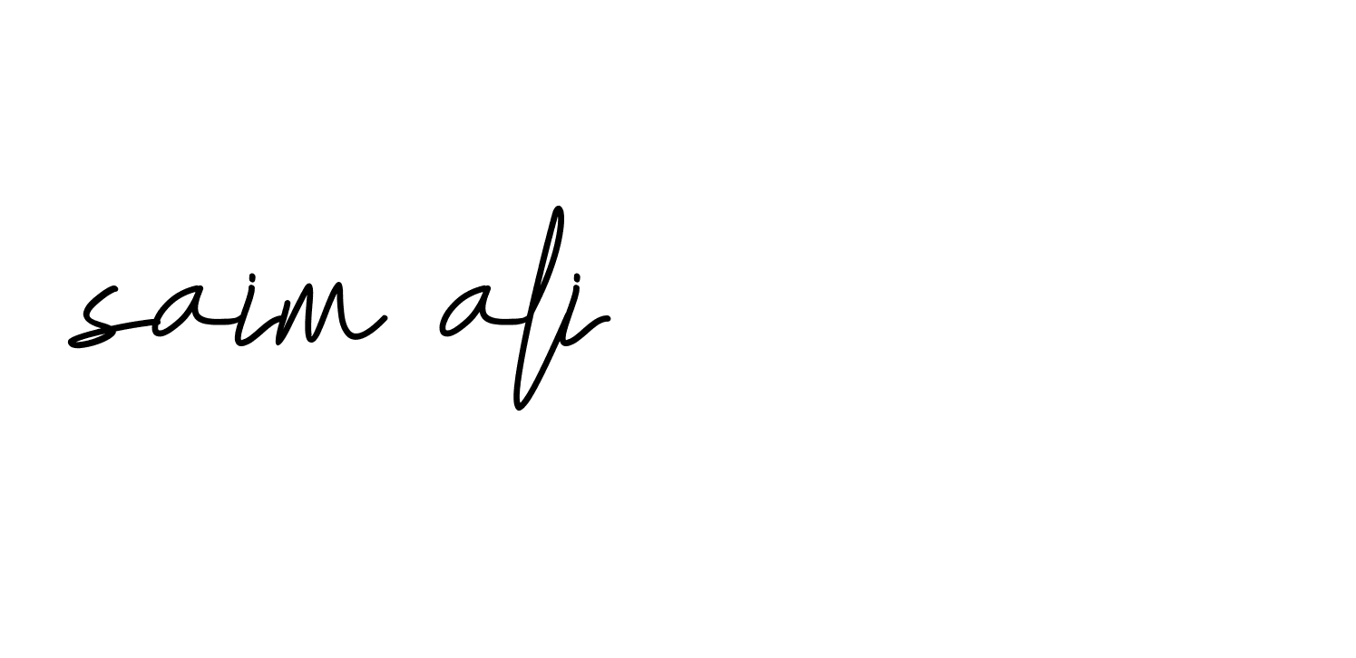 Signature of saim-ali