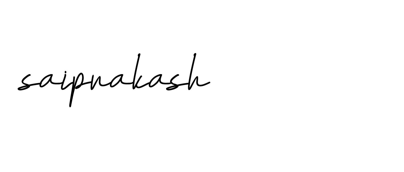 Signature of saiprakash