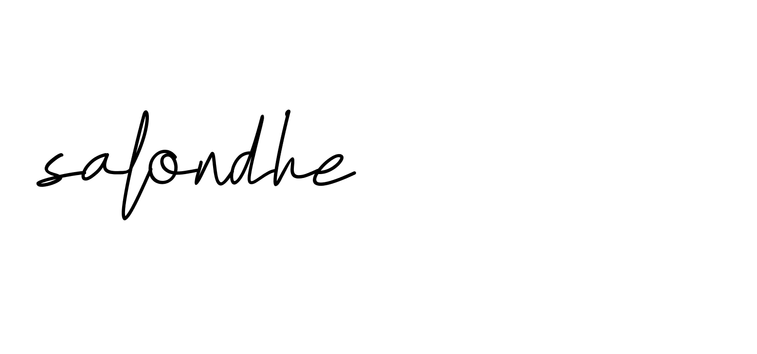 Signature of salondhe