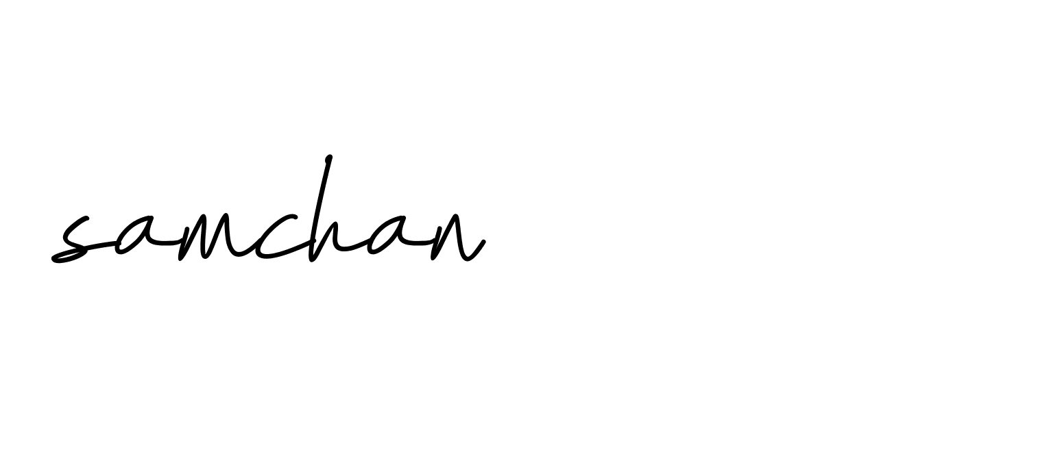 Signature of samchan