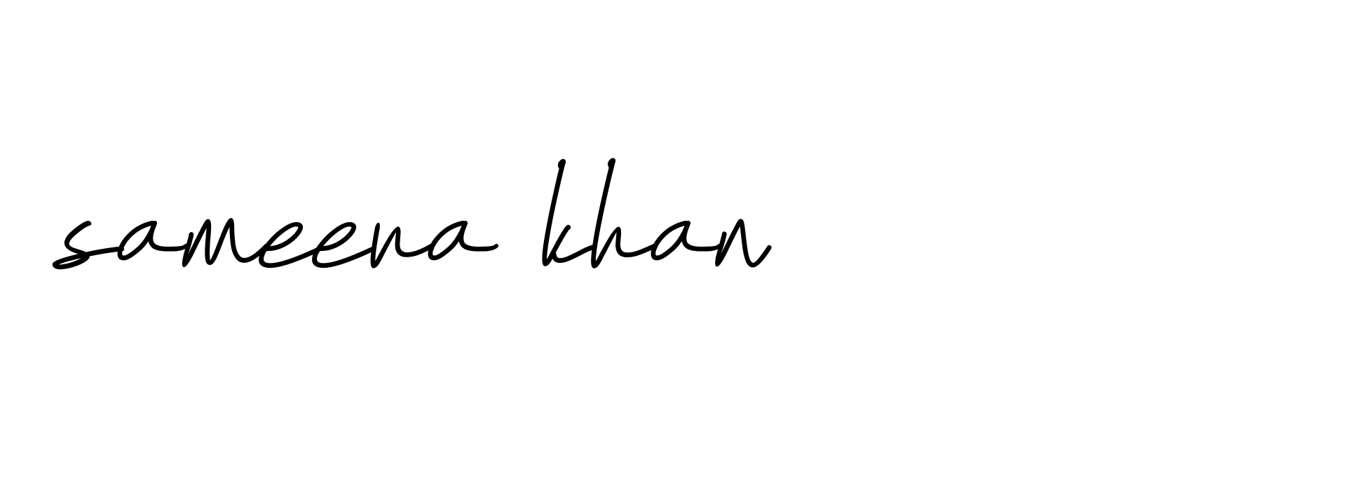 Signature of sameera-khan