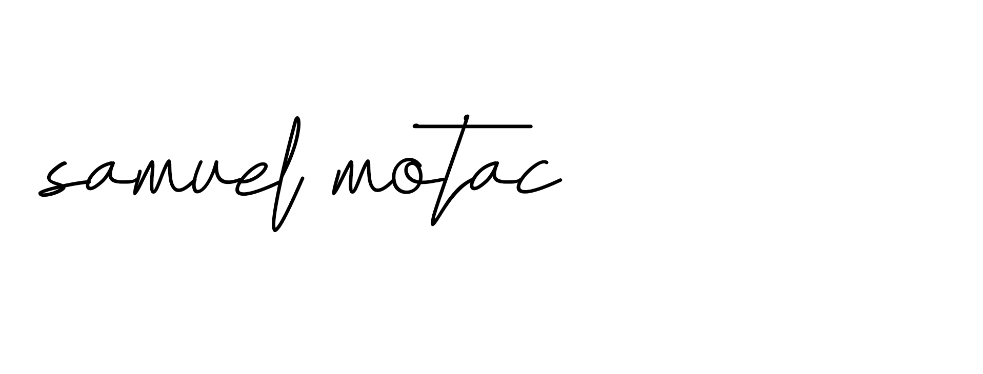 Signature of samuel-motac