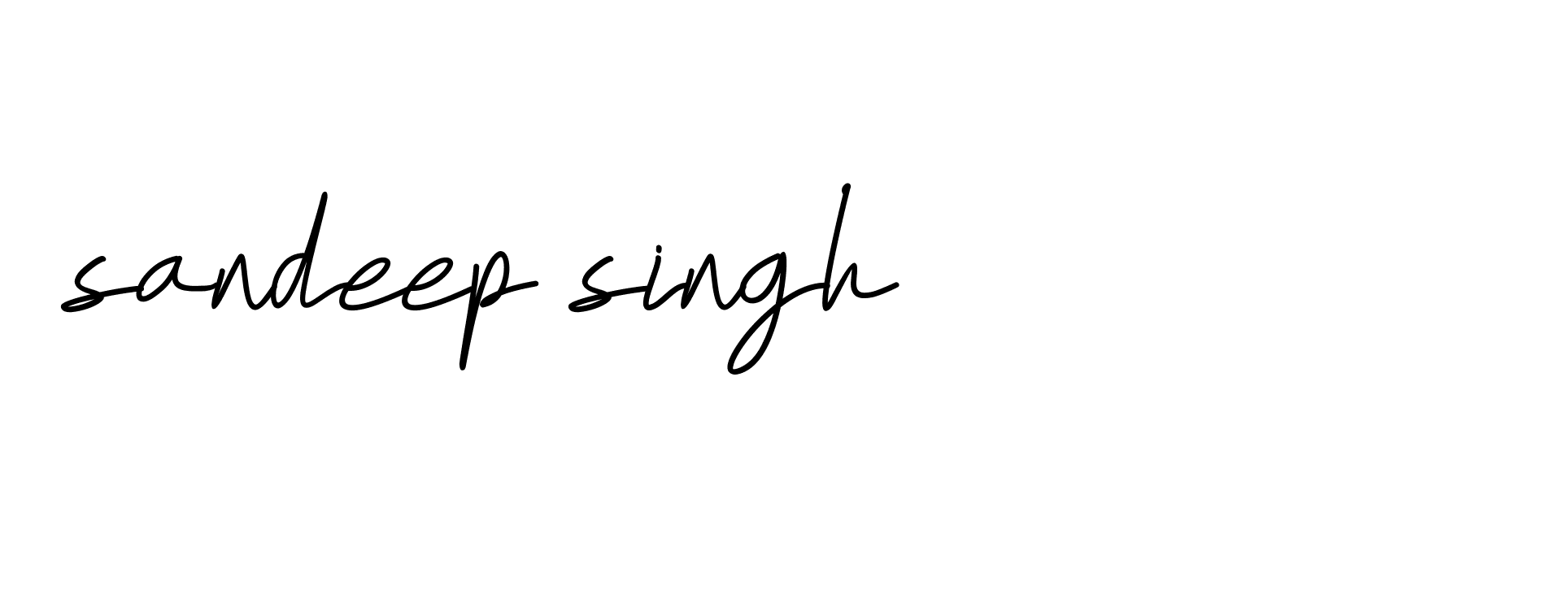 Signature of sandeep-singh