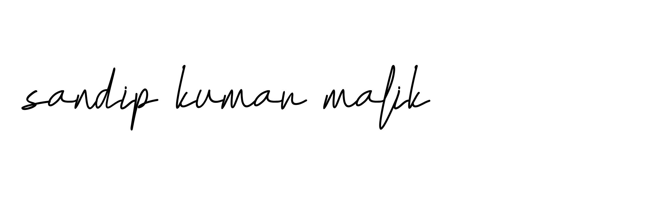 Signature of sandip-kumar-malik