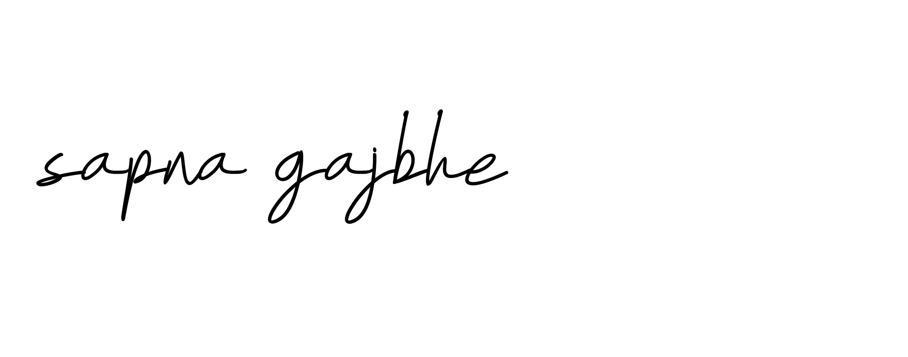 Signature of sapna-gajbhe