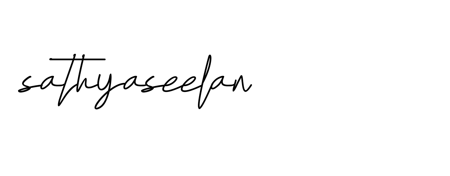 Signature of sathyaseelan