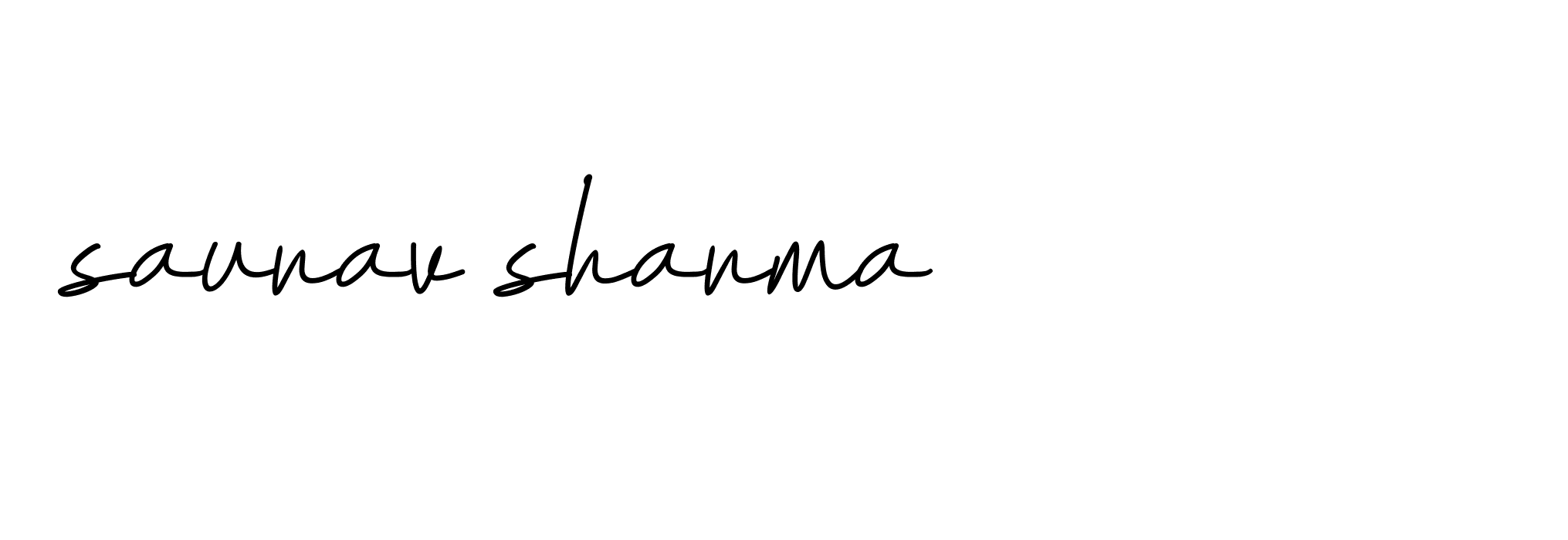 Signature of saurav-sharma