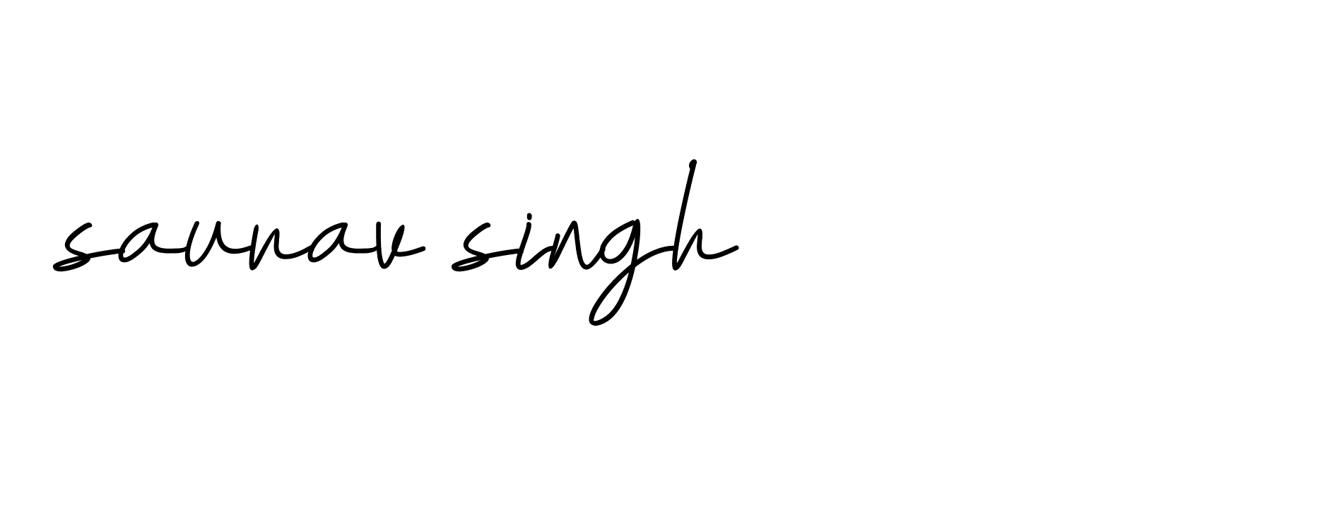 Signature of saurav-singh