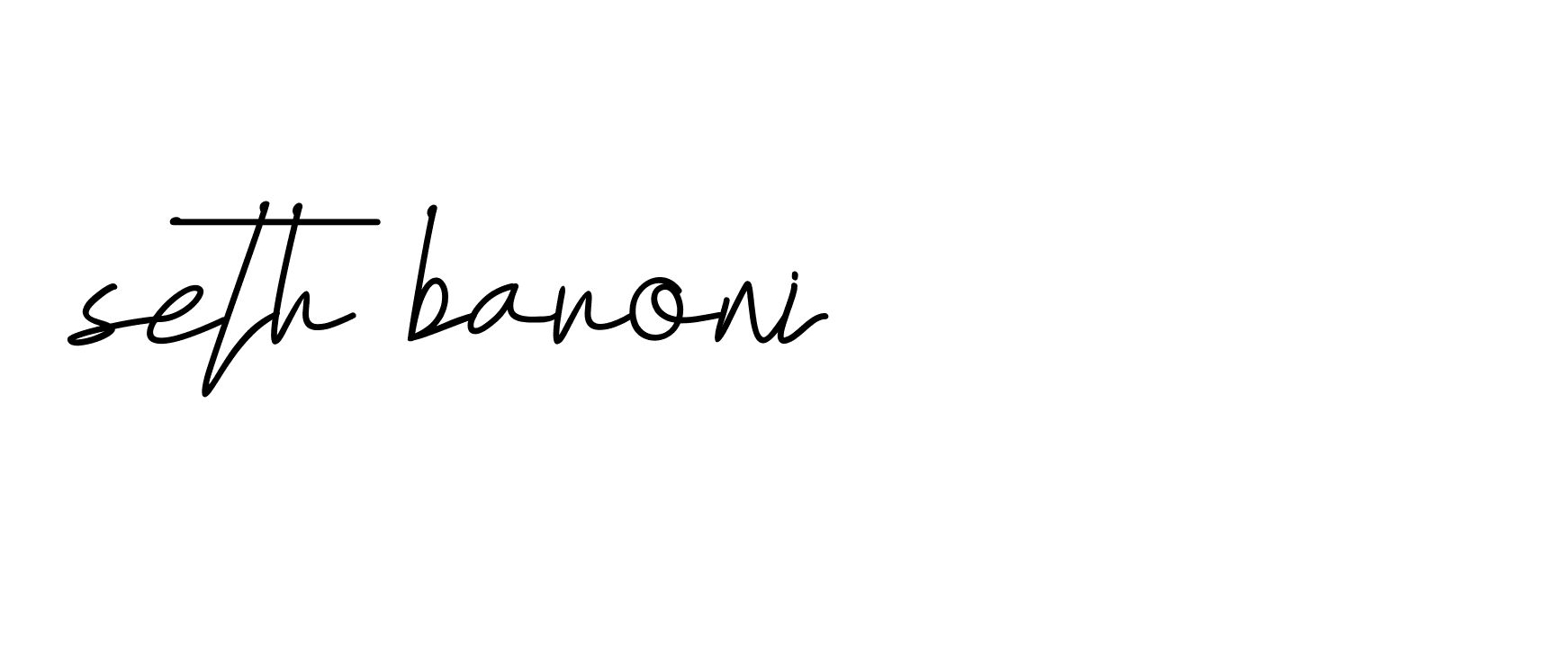 Signature of seth-baroni