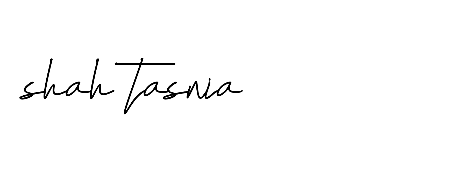 Signature of shah-tasnia