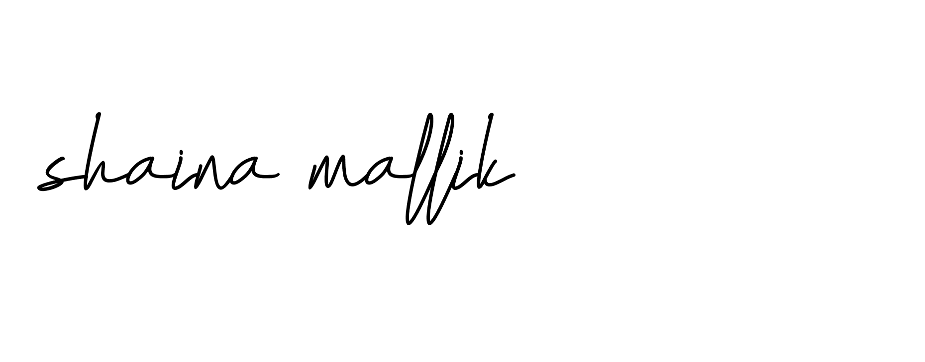 Signature of shaina-mallik