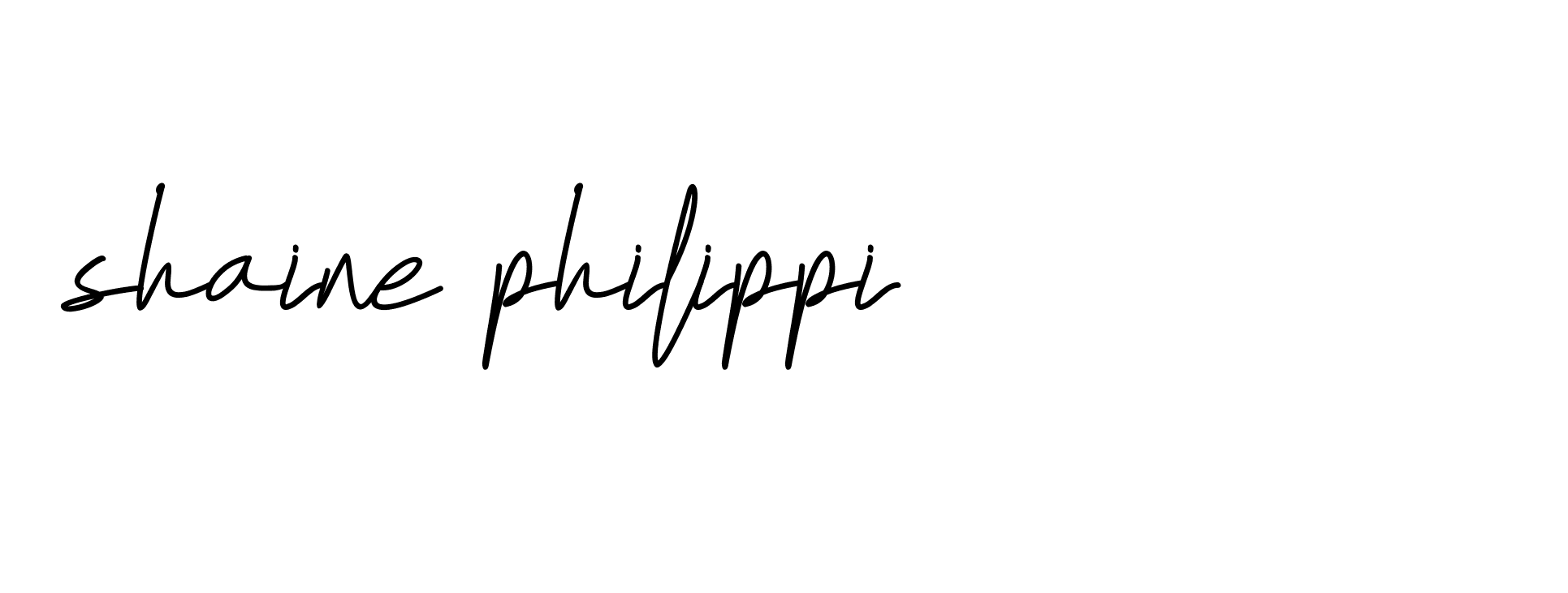 Signature of shaine-philippi