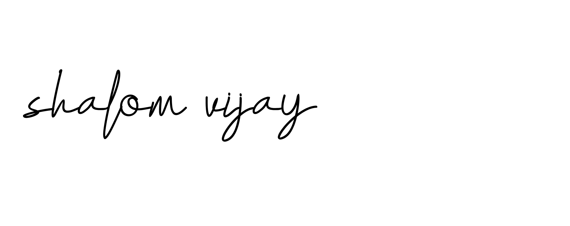 Signature of shalom-vijay